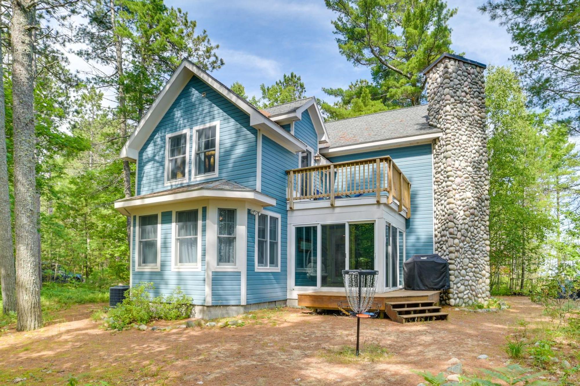 Waterfront Cheboygan Home With Fire Pit מראה חיצוני תמונה
